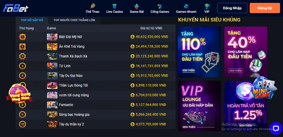 Tận dụng khuyến mãi cwin666 code